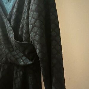 Ronni Nicole Black Textured Women's Dress